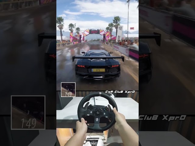 Drag Race The Fastest Lamborghini Aventador - Forza Horizon 5 #shorts