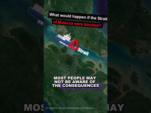 What will happen if the Strait of Malacca is blocked?#malacca