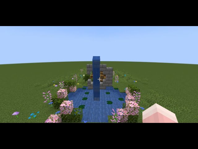 Idea de Fuente de Luna para tu mundo de Minecraft. ✅ 🌙.