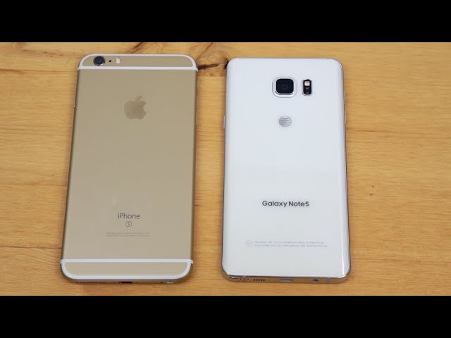 iPhone 6s Plus vs  Samsung Galaxy Note 5 Comparison Smackdown