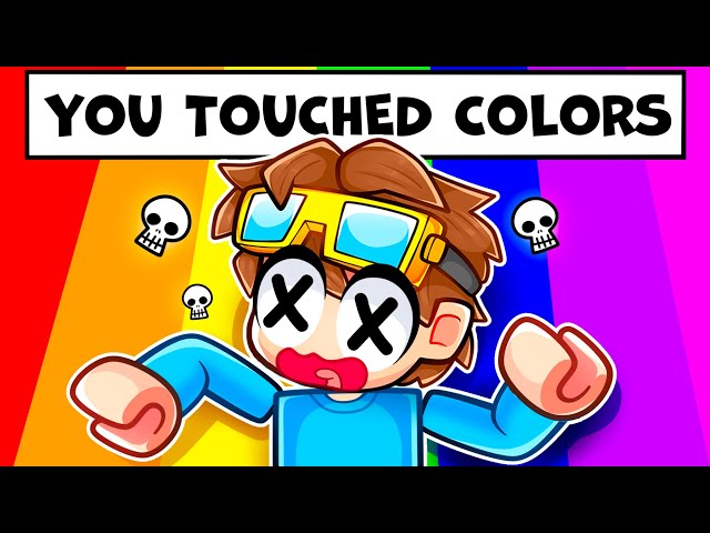 Roblox But We CAN'T TOUCH COLORS!