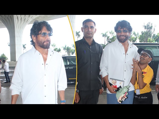 Nagarjuna Apologises And Seen Posing With Man Who Was Pushed By His Bodyguard At Mumbai Airport
