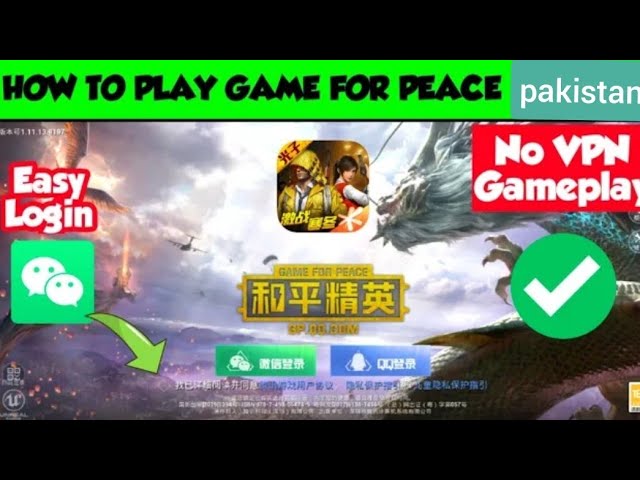 how to download game for peace chaina version full detail me video puri dekhen