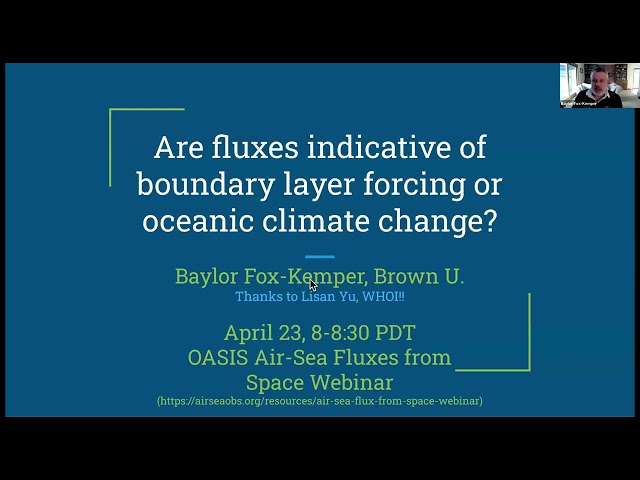 Are Fluxes Indicative of Boundary Layer Forcing or Oceanic Climate Change?