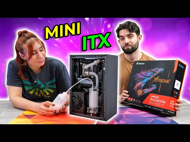 Mini ITX Watercooled PC Build Challenge! - Meshroom S