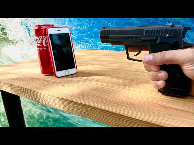 EXPERIMENT 🪖 Can a phone stand up to a gun???