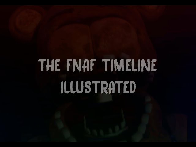 The FNaF Timeline Illustrated (DEBUNKED//WAS MADE BEFORE THE NEWEST THEORIES & FNAF 6)