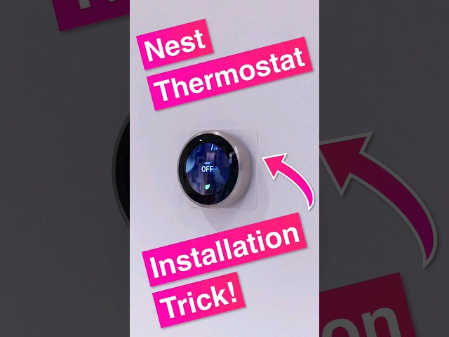 Mounting a Nest Thermostat on a Square Back Box #smarthome #nest #diy #electrical #shorts