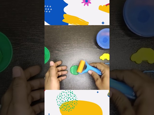 Learn Colors with Play Doh Modelling and Surprises! #shorts #4 #playdoh #kidsvideos #colors
