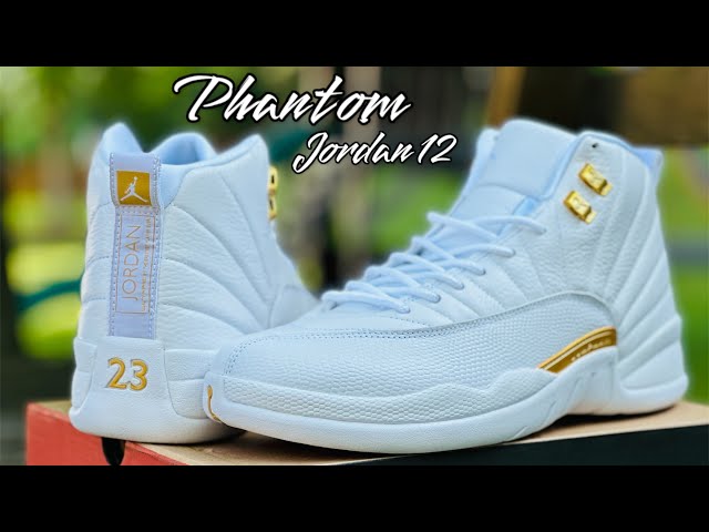 FIRST LOOK!  Jordan 12 women’s phantom quality check on foot unboxing review HESKICK 🔥🔥