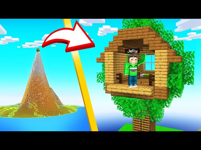 I Moved To A SECRET TREE HOUSE In Squid Island! (Minecraft Survival)