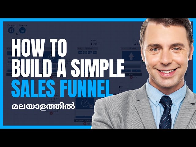 How to build a simple sales funnel - Explained in Malayalam
