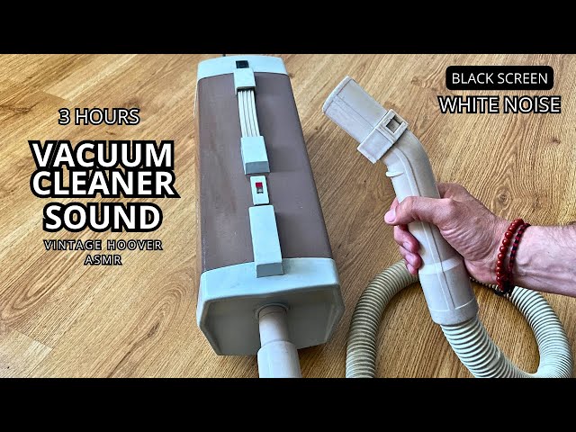 Vacuum Cleaner Sound 3 Hours | Dark Screen | Vintage Hoover ASMR