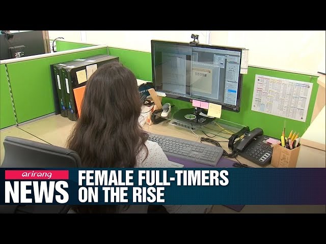Female full-timer growth rate at public institutions increase 9.7 percent on-year in 2018
