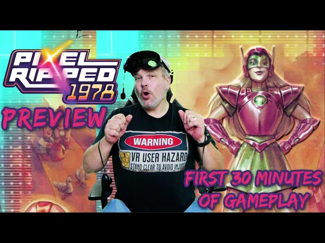 Pixel Ripped 1978 VR Game Preview in the Meta Quest Pro - First 30 Minutes of Gameplay!