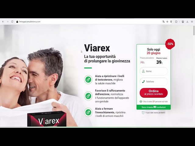 VIAREX (Italy) - Remedy to boost male libido