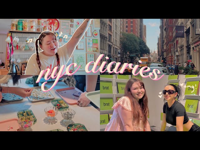 brat summer activated 💚 how i met charli xcx & more nyc diaries