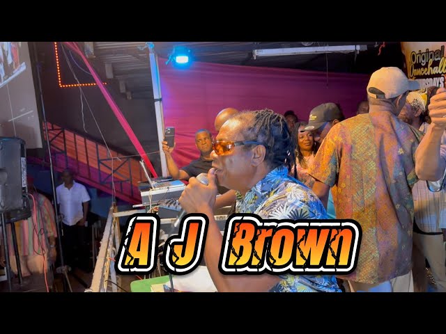 Reggae Icon AJ Brown | One Of Jamaica's Finest Vocalists | SHOWED CLASS @ RubADub Thursday 26-10-23