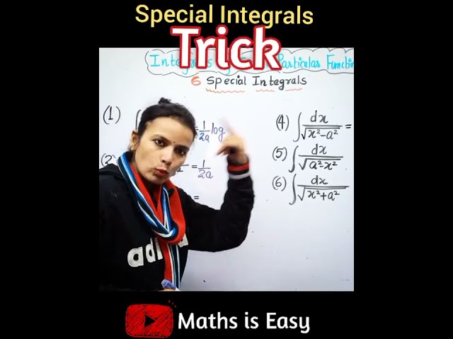 Integration Formula Trick | Special Integrals trick | Integration Class 12 #shorts #youtubeshorts
