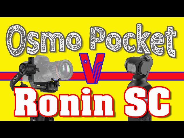 Dji Osmo Pocket Vs Dji Ronin SC Stability Test