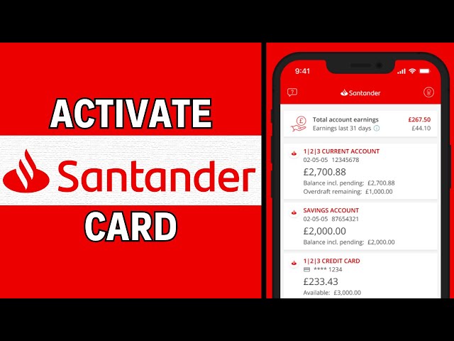 How to Activate Santander Card on Santander Mobile App (2024)