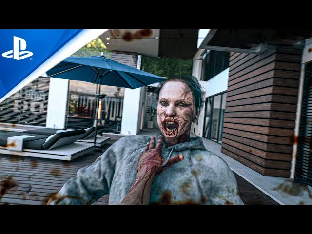 A Horde of Zombies Moving Through the City. Survival in a World Full of Zombies | Gameplay 4K HDR