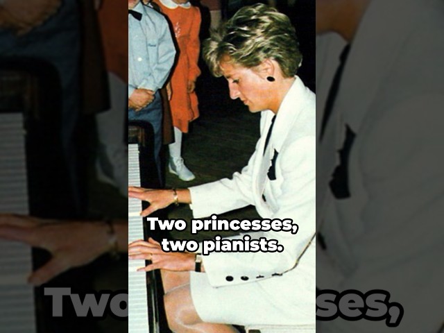 Two Princesses playing Piano #katemiddleton #princesscatherine #princessdiana #princessofwales