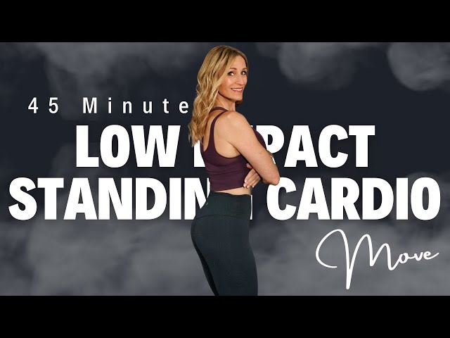 45 Minute Low Impact Cardio HIIT All Standing | 3 Repeater!