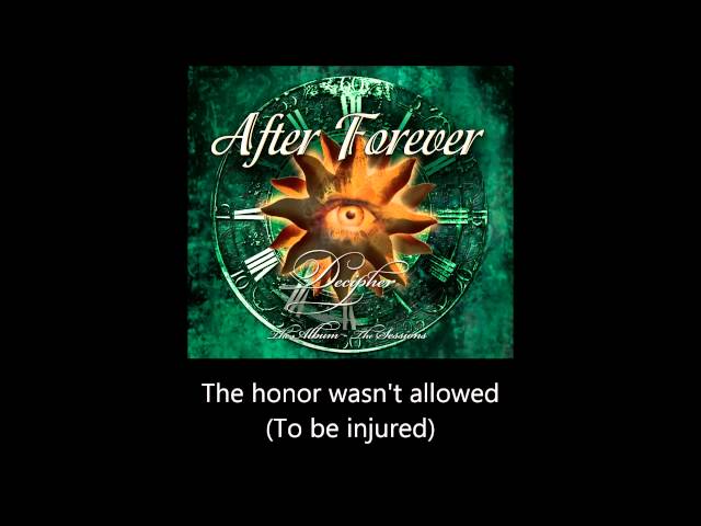 After Forever - My Pledge of Allegiance #1 The Sealed Fate (Lyrics)