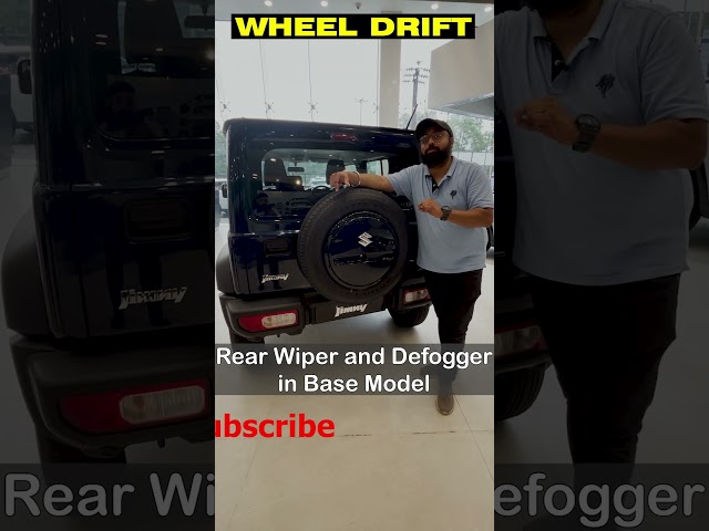 Jimny 5 Door | Rear Wiper and Defogger In Base Model | Wheel Drift