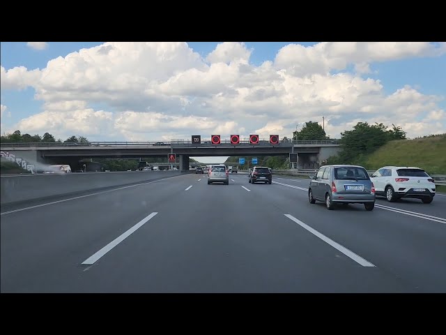 Driving in Germany on Highway called in german Language Autobahn  PLEASE LIKE&SUBSCRIBE