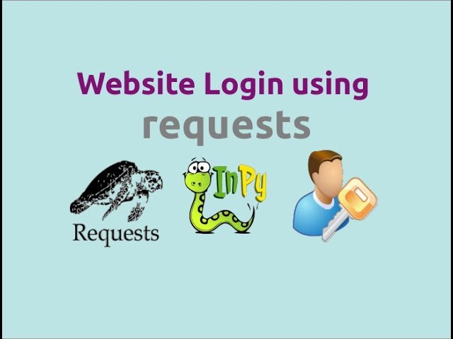Website login using requests library in Python