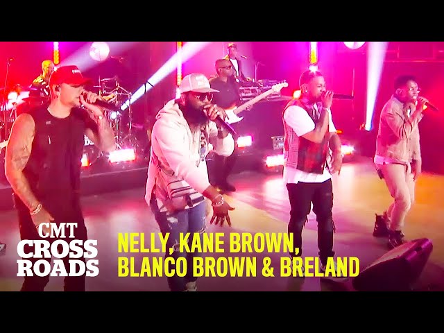 Nelly, Kane Brown, Blanco Brown & Breland Perform "Country Grammar" | CMT Crossroads