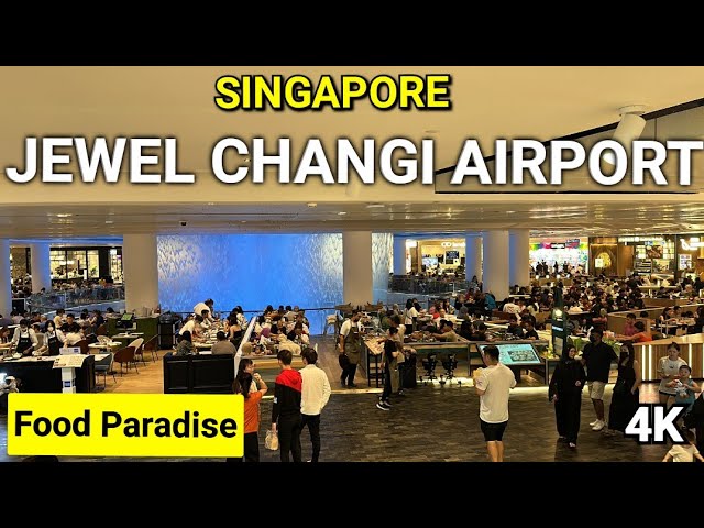 Jewel Changi Airport in Singapore | Exploring Culinary Gems at the World's Most Amazing Airport