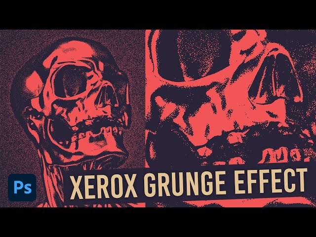 Grainy Xerox Grunge Effect Photoshop Tutorial