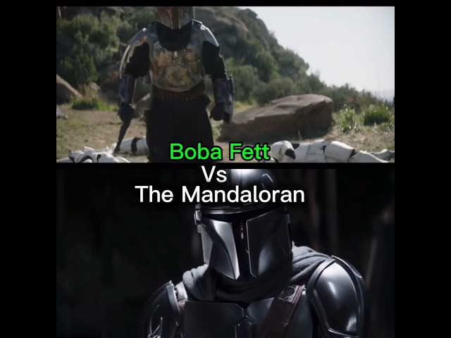 Boba Fett vs The Mandalorian (my first edit)