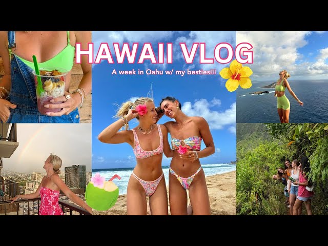 HAWAII VLOG🌺🌊🌈 (a week in Oahu: hikes, snorkeling, & reunion!!)
