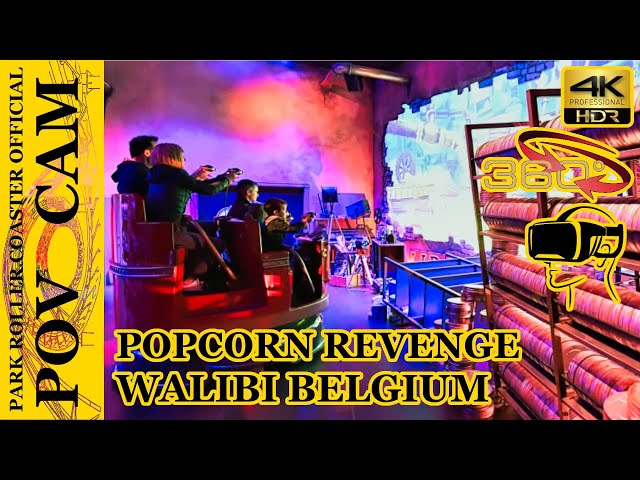 Popcorn Revenge - 360° - On Ride / POV CAM - Walibi Belgium