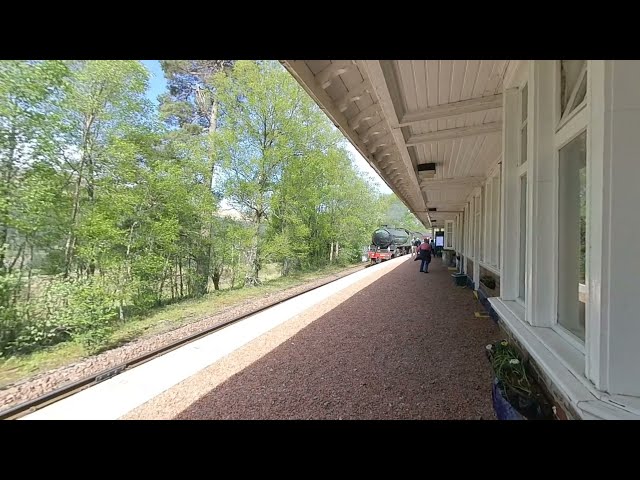 Steam train 61306 at Bridge of Orchy on 2019 05 15 at 1135 VR180