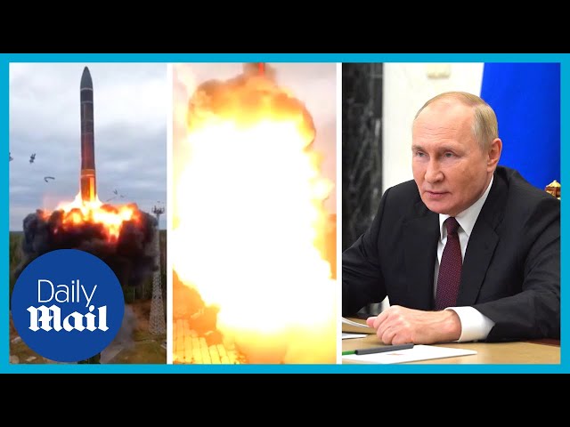 'Massive nuclear strike': Putin watches Russia nuclear test