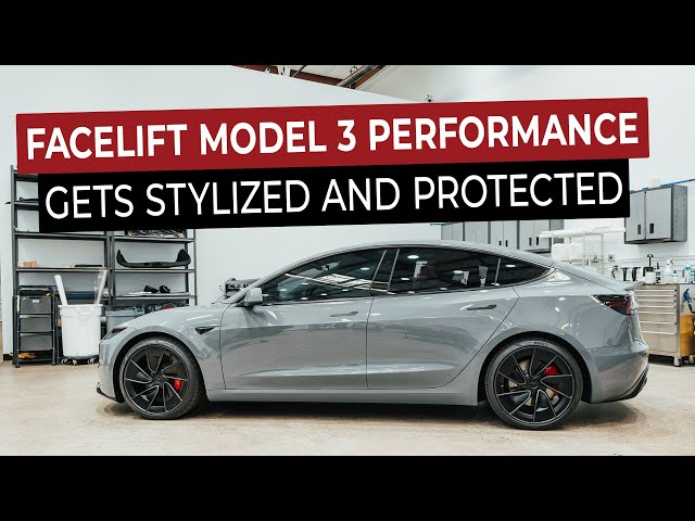 New 2024 Tesla Model 3 gets DYNOgray PPF and Fresh Window Tint!