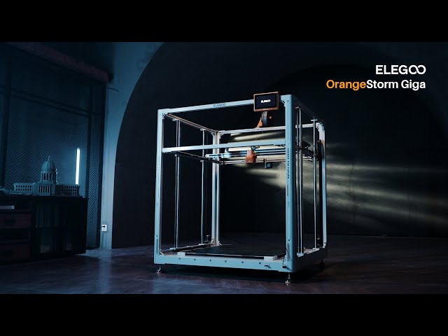 Introducing ELEGOO OrangeStorm Giga: The Gigantic Volume Fast FDM 3D Printer