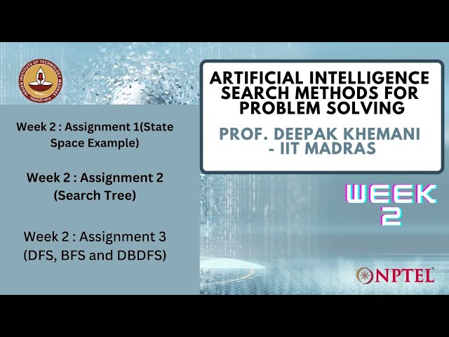 NPTEL | Artificial Intelligence Search Method | Week 2 Assignment 1, 2, 3 | Solution July 2023