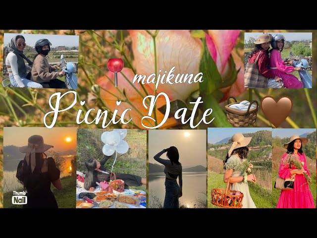 Picnic date with my friends 🤎||majikuna|| Pokhara✨||sunset☀️