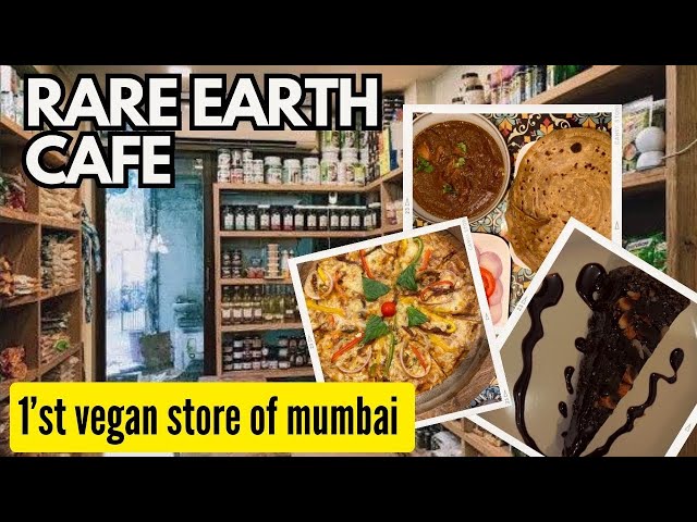 MUMBAI'S 1ST VEGAN CAFE😍 || RARE EARTH THE VEGAN CAFE