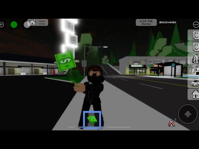 Robbing houses in Brookhaven,I got chased 3 times (Roblox)