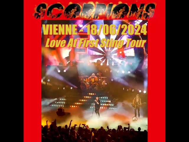 Scorpions Love At First Sting TOUR - Vienne - Rock You Like a Hurricane #shortsvideo