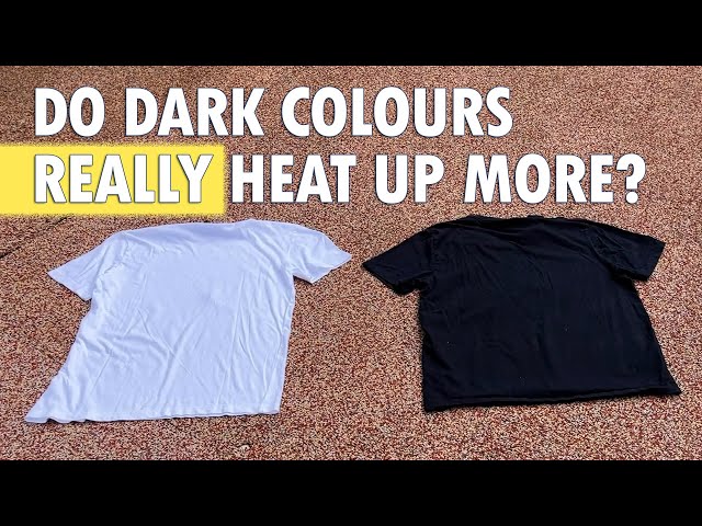 Temperature Test: Do dark colours really heat up more?