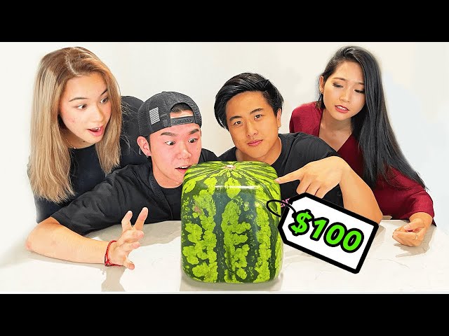 We tried JAPAN'S MOST EXPENSIVE WATERMELONS! ft. @SHUNchanjp