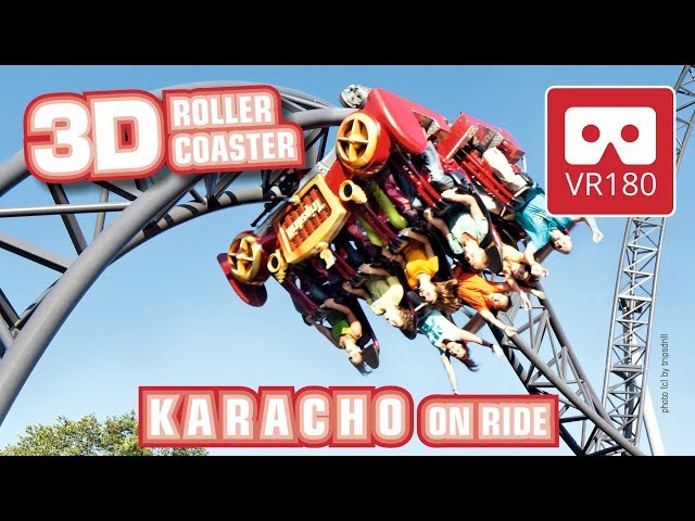 WOW 3D VR180 Launch VR Roller Coaster - Karacho VR onride POV @ Tripsdrill Oculus